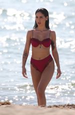 GIULIA DE LELLIS in Bikini on the Beach in Miami 04/29/2019