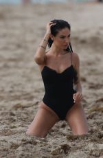 GIULIA DE LELLIS in Bikini on the Beach in Miami 04/29/2019