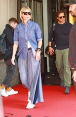 GWYNETH PALTROW and Brad Falchuk Leaves Mark Hotel in New York 05/07/2019