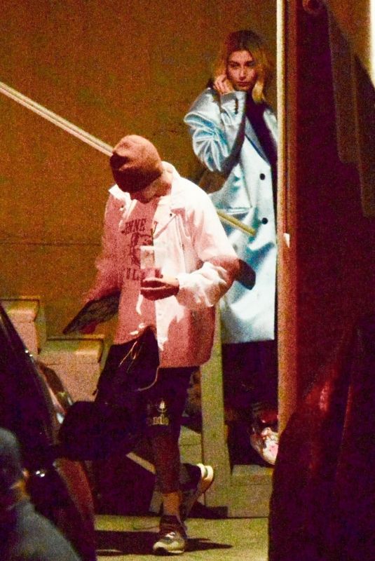 HAILEY and Justin BIEBER Leaves a Church in Los Angeles 05/29/2019