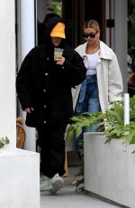 HAILEY and Justin BIEBER Leaves Cha Cha Matcha in West Hollywood 05/23/2019