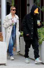 HAILEY and Justin BIEBER Leaves Cha Cha Matcha in West Hollywood 05/23/2019
