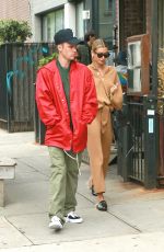 HAILEY and Justin BIEBER Out for Lunch in New York 05/03/2019