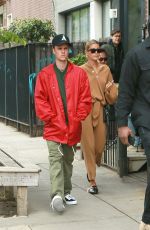 HAILEY and Justin BIEBER Out for Lunch in New York 05/03/2019
