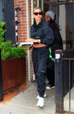 HAILEY BALDWIN and JUSTINE SKYE Out for Lunch in New York 04/30/2019