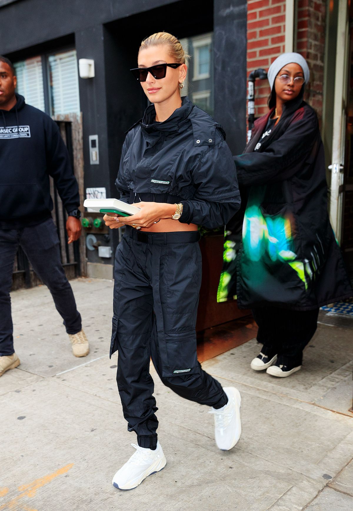 HAILEY BALDWIN and JUSTINE SKYE Out for Lunch in New York 04/30/2019 ...