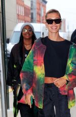 HAILEY BALDWIN and Justine Skye Out in New York 04/30/2019