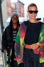 HAILEY BALDWIN and Justine Skye Out in New York 04/30/2019