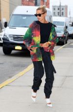 HAILEY BALDWIN and Justine Skye Out in New York 04/30/2019