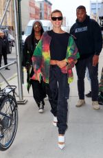 HAILEY BALDWIN and Justine Skye Out in New York 04/30/2019
