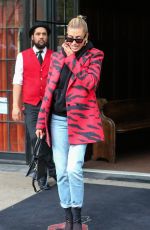 HAILEY BIBER Leaves Bowery Hotel in New York 05/07/2019