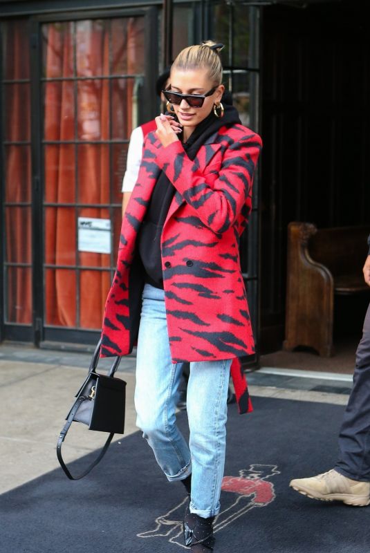 HAILEY BIBER Leaves Bowery Hotel in New York 05/07/2019