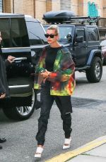 HAILEY BIEBER Arrives at a Photo Studio in Brooklyn 05/01/2019