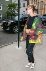 HAILEY BIEBER Arrives at a Photo Studio in Brooklyn 05/01/2019