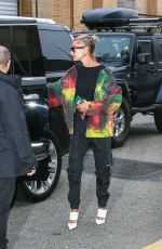 HAILEY BIEBER Arrives at a Photo Studio in Brooklyn 05/01/2019