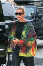 HAILEY BIEBER Arrives at a Photo Studio in Brooklyn 05/01/2019