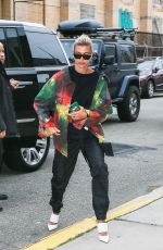 HAILEY BIEBER Arrives at a Photo Studio in Brooklyn 05/01/2019