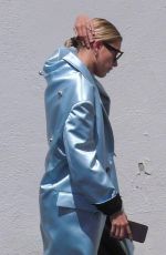 HAILEY BIEBER Arrives at a Photoshoot in West Hollywood 05/29/2019