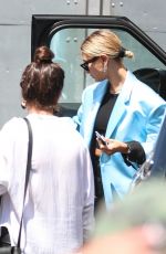 HAILEY BIEBER Arrives at a Photoshoot in West Hollywood 05/29/2019