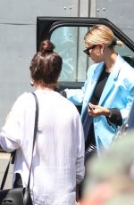 HAILEY BIEBER Arrives at a Photoshoot in West Hollywood 05/29/2019