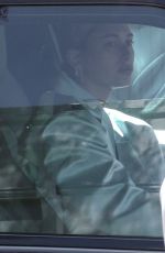 HAILEY BIEBER Arrives at a Photoshoot in West Hollywood 05/29/2019