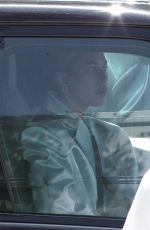 HAILEY BIEBER Arrives at a Photoshoot in West Hollywood 05/29/2019