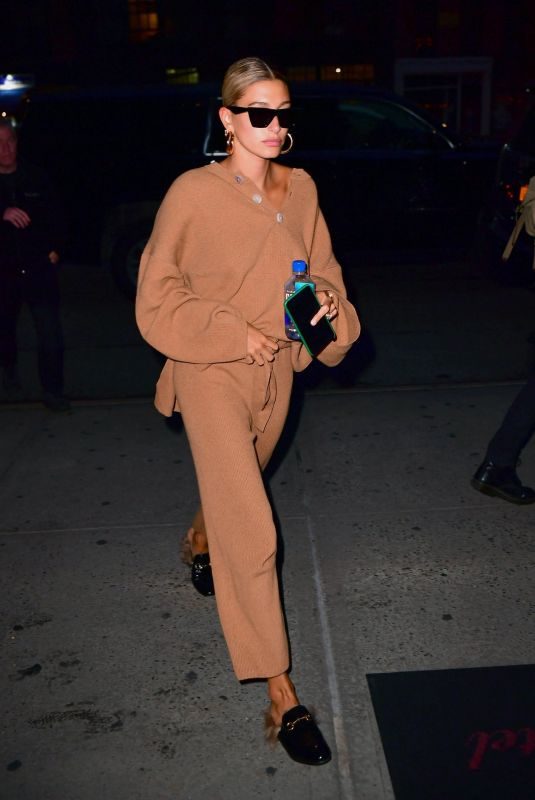 HAILEY BIEBER Arrives at Bowery Hotel in New York 05/03/2019