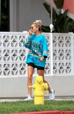 HAILEY BIEBER at Cha Cha Matcha in West Hollywood 05/18/2019