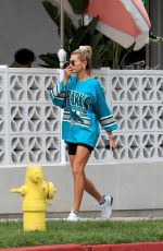 HAILEY BIEBER at Cha Cha Matcha in West Hollywood 05/18/2019