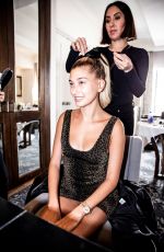 HAILEY BIEBER Getting Ready for Met Gala 2019 with Vogue