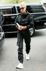 HAILEY BIEBER Heading to Cafe Mogador in New York 05/01/2019