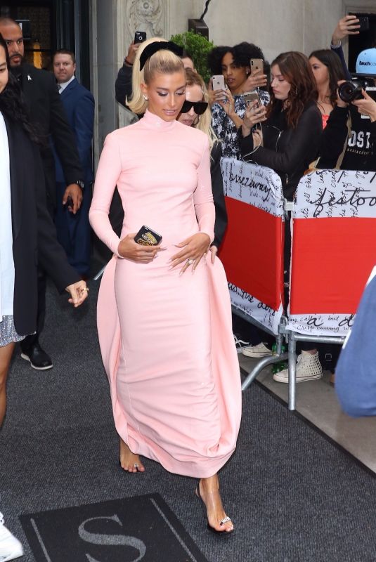 HAILEY BIEBER Heading to Met Gala in New York 05/06/2019