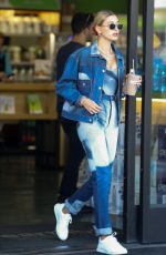 HAILEY BIEBER Leaves Earthbar in West Hollywood 05/30/2019