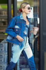 HAILEY BIEBER Leaves Earthbar in West Hollywood 05/30/2019