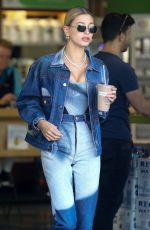 HAILEY BIEBER Leaves Earthbar in West Hollywood 05/30/2019