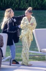 HAILEY BIEBER on the Set of a Photoshoot in Hollywood 05/17/2019