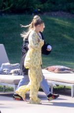 HAILEY BIEBER on the Set of a Photoshoot in Hollywood 05/17/2019