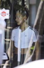 HAILEY BIEBER Working Out at Dogpound Gym in Los Angeles 05/23/2019