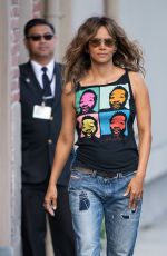 HALLE BERRY Arrives at Jimmy Kimmel Live in Hollywood 05/22/2019