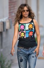 HALLE BERRY Arrives at Jimmy Kimmel Live in Hollywood 05/22/2019