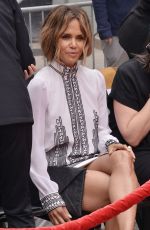 HALLE BERRY at Keanu Reeves Hands and Footprints Ceremony at TCL Chinese Theatre in Hollywood 05/14/2019