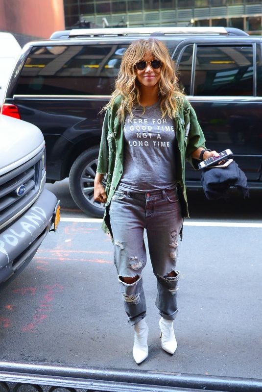 HALLE BERRY Out and About in New York 05/08/2019