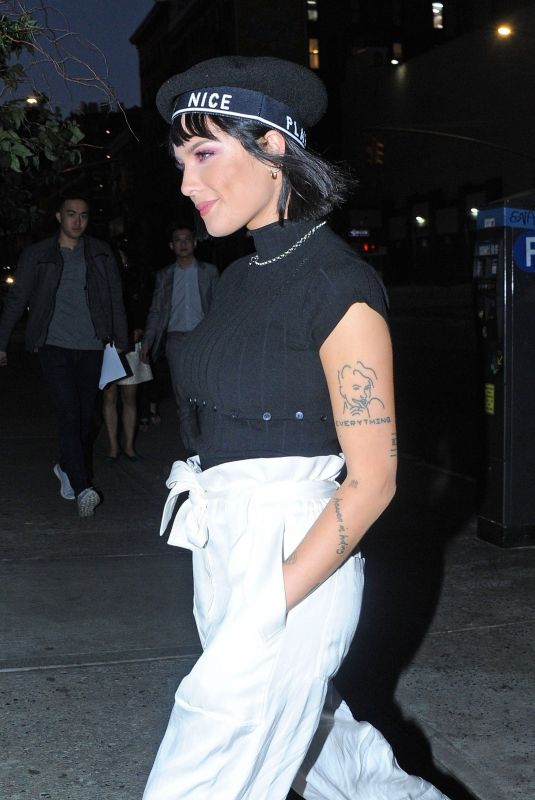 HALSEY Night Out in New York 05/21/2019