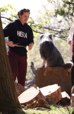HANA CROSS and Brooklyn Beckham Out in London 05/05/2019