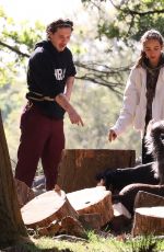 HANA CROSS and Brooklyn Beckham Out in London 05/05/2019