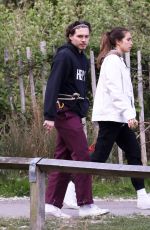 HANA CROSS and Brooklyn Beckham Out in London 05/05/2019