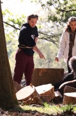 HANA CROSS and Brooklyn Beckham Out in London 05/05/2019