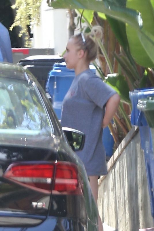 HAYDEN PANETTIERE at a Gas Station in Los Angeles 05/16/2019