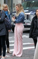 HILARY DUFF on the Set of Younger in New York 04/30/2019