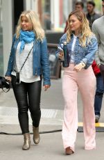 HILARY DUFF on the Set of Younger in New York 04/30/2019